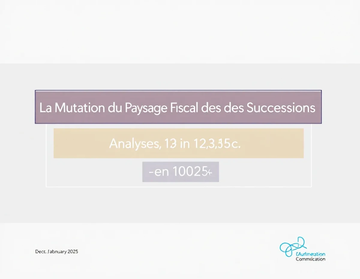 La Mutation du Paysage Fiscal des Successions en 2025 : Analyses, Perspectives et Stratégies d'Optimisation