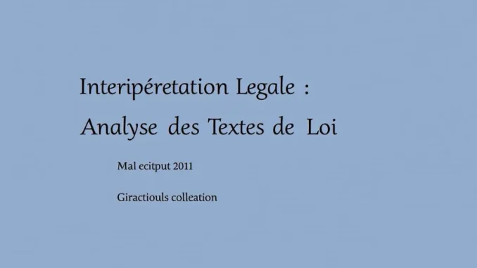interpretation-legal