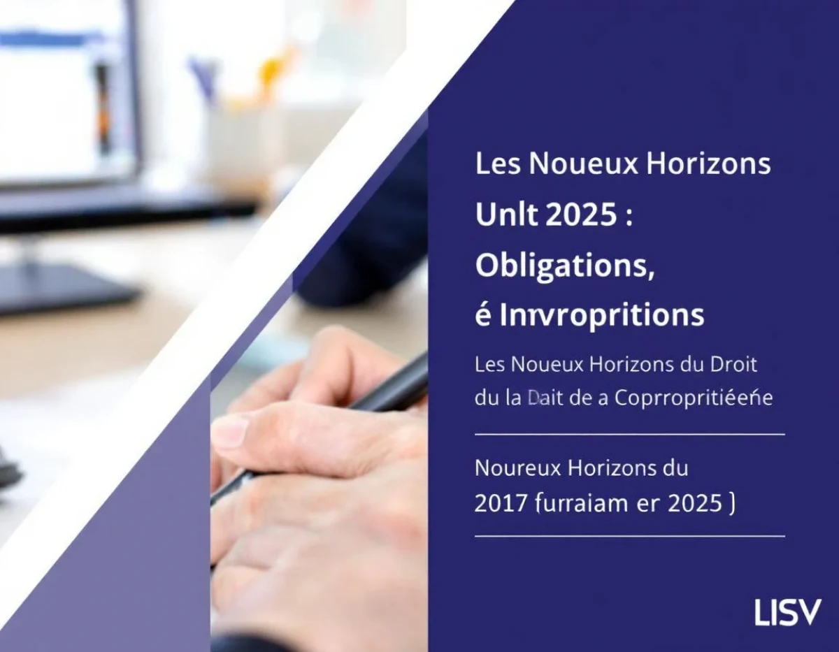 Les Nouveaux Horizons du Droit de la Copropriété en 2025 : Obligations et Innovations